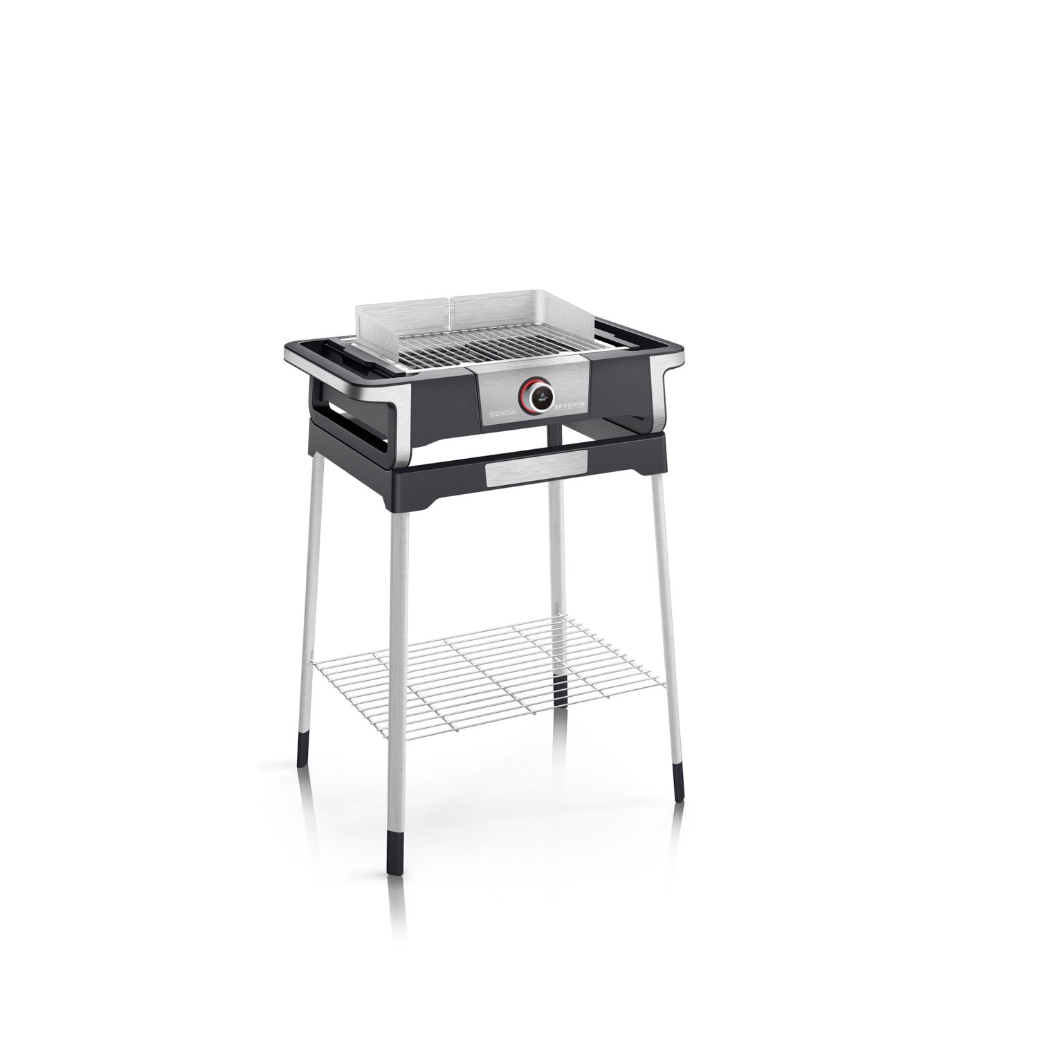 Grill elektryczny z cyfrowym wyświetlaczem OLED Boost S i nóżkami, czarny, str. 8118 Severin(Por omisión)