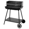 Przenośny grill stalowy 55x43x82 cm - Aktywny. Czarny(Por omisión)