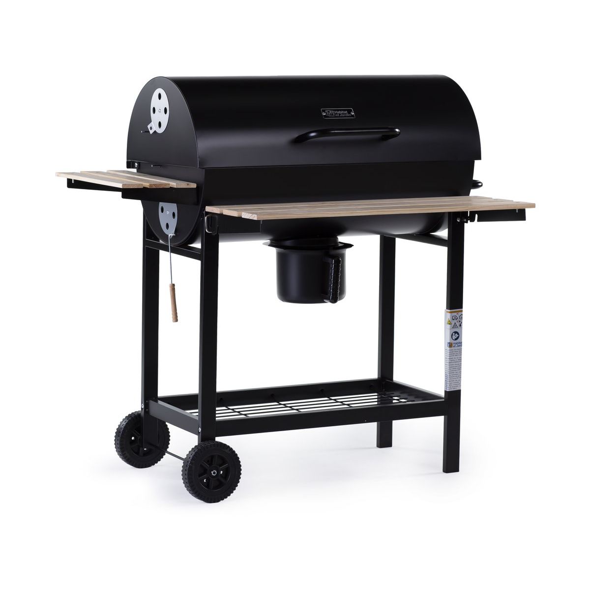 Grill węglowy King - 95 x 63 x 105 cm - czarny(Por omisión)