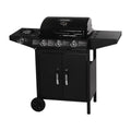 Grill gazowy „Festa 4” – 4 palniki (1 strona) – 10,5 kW – czarny(Por omisión)