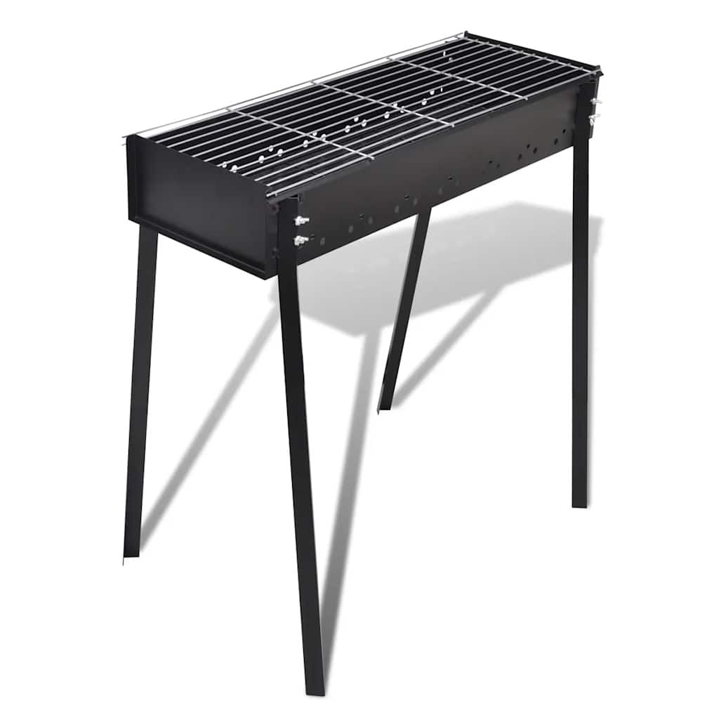 Kwadratowy grill węglowy ze stojakiem vidaxl(Por omisión)