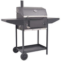 Grill węglowy Vidaxl z dolną półką, czarny(Por omisión)