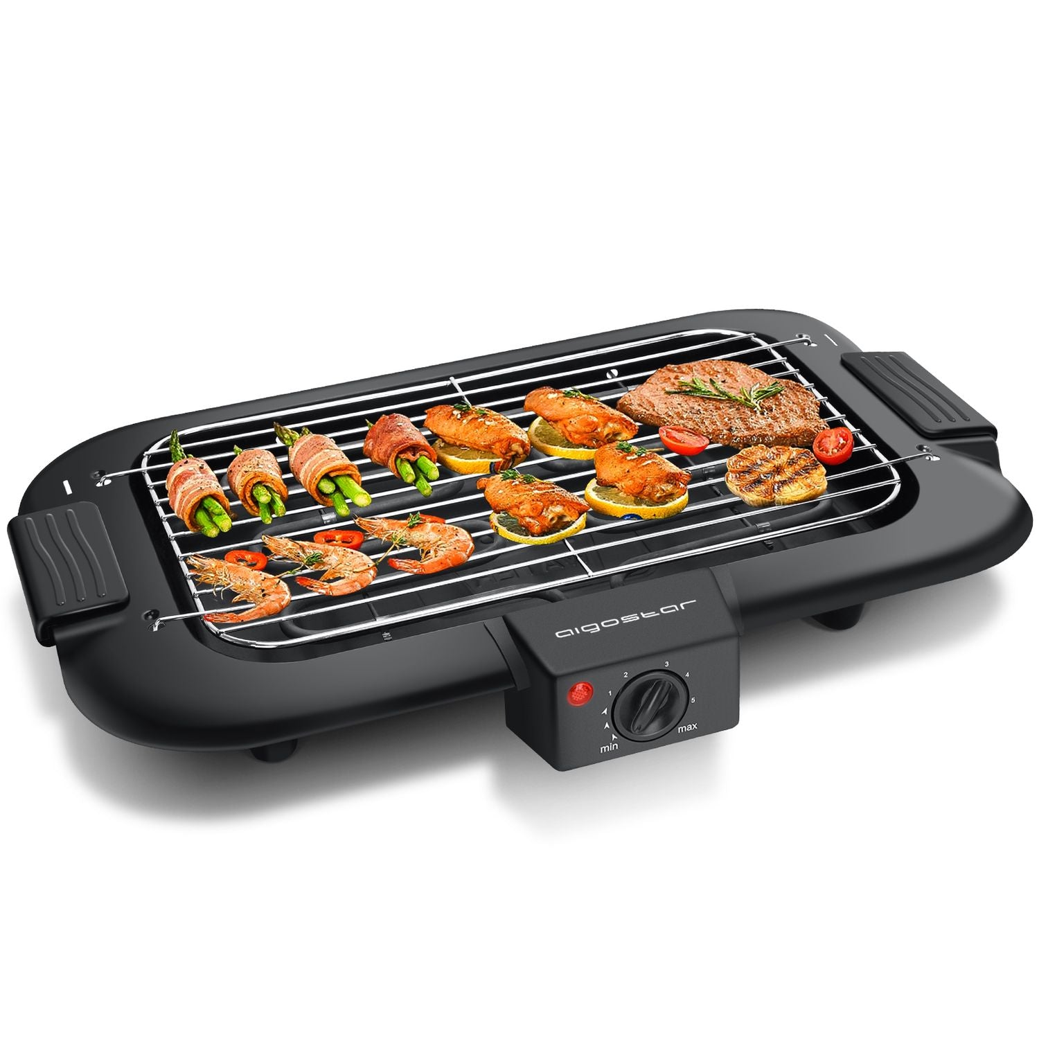 Bezdymny grill elektryczny, 2000 W, 812196(Por omisión)